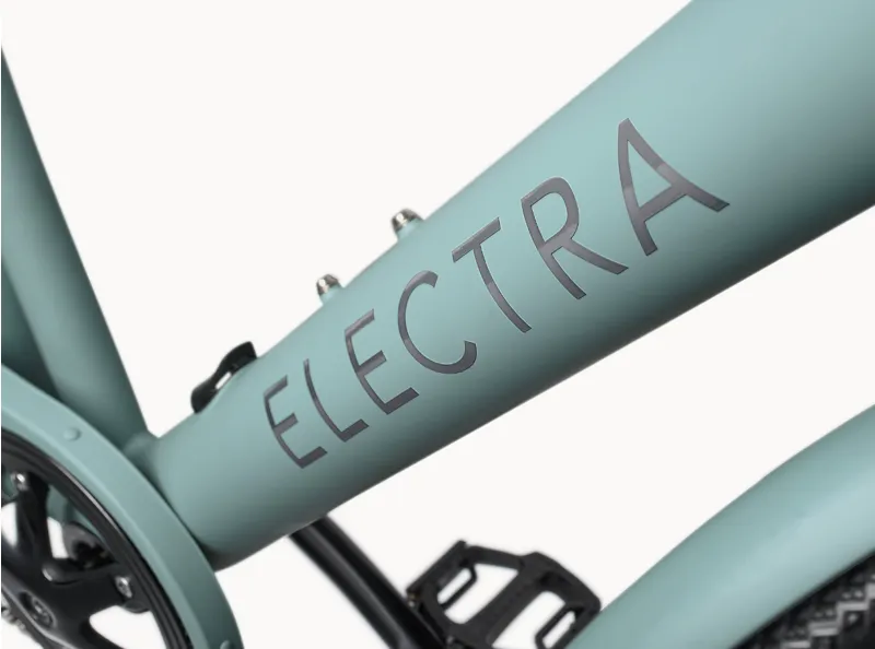 Electra Loft Go 7d Step Over Electric Hybrid Bike 2025 in Matte Cadet Blue-8